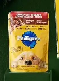 Walmart Pedigree wet dog food pouches offer