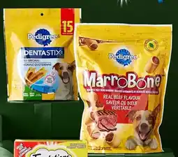 Walmart Pedigree Dentastix or MarroBone dog treats offer
