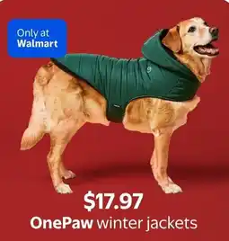 Walmart OnePaw winter jackets offer