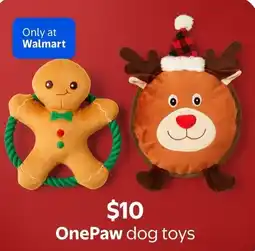 Walmart OnePaw dog toys offer