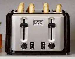 Walmart Black+Decker extra-wide slot 4-slice toaster offer