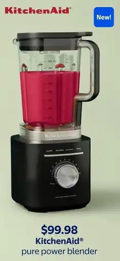 Walmart KitchenAid pure power blender offer