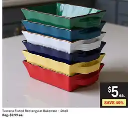 Kitchen Stuff Plus Tuscana Fluted Rectangular Bakeware - Small offer
