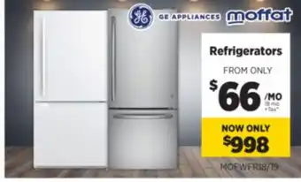 Surplus Furniture Refrigerators As Low As offer