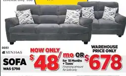 Surplus Furniture Galt Granite Sofa offer