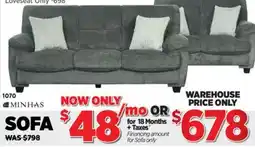 Surplus Furniture Rosen Pewter Sofa offer