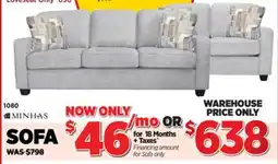 Surplus Furniture Serena Grey Sofa offer