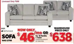 Surplus Furniture Reya Linen Sofa offer