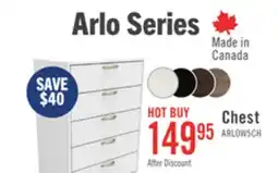 The Brick Arlo Bedroom Chest of Drawers, 5-Drawer, 23.6W x 36.2H, Made in Canada - White offer