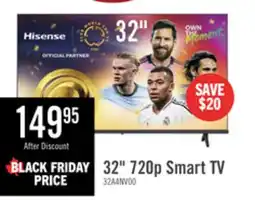 The Brick HISENSE 32 A4N LED HD Ready Smart VIDAA TV (32A4NV) offer