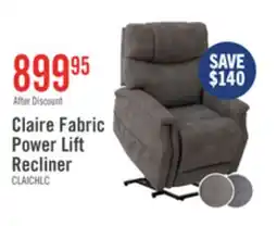 The Brick Claire Fabric Power Lift Recliner offer