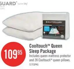 The Brick Masterguard Cooltouch Queen Mattress Protector with 2 Queen Pillows offer