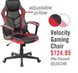 The Brick Velocity 24 Ergonomic Gaming Chair - Black & Red offer