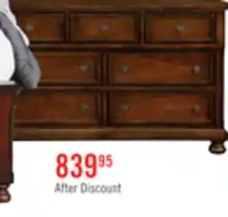 The Brick Chelsea Bedroom 7-Drawer Dresser, 60W x 38H - Cherry Brown offer