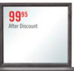 The Brick Kate Bedroom Dresser Mirror - Grey/Brown offer