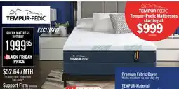 The Brick Tempur-Pedic TEMPUR Support Firm Queen Mattress offer