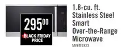 The Brick LG 1.8 Cu. Ft. Smart Over-the-Range Microwave with EasyClean - MVEM1825X offer