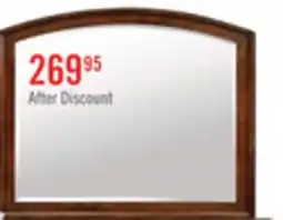 The Brick Chelsea Bedroom Dresser Mirror - Cherry Brown offer