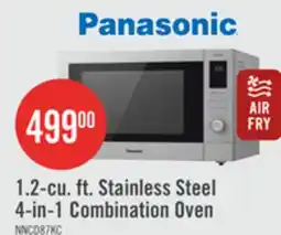 The Brick Panasonic 1.2 Cu. Ft. 4-in-1 Combination Oven with Air Fry - NNCD87KSC offer