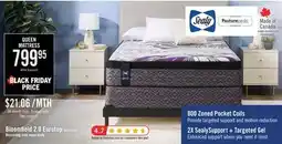 The Brick Sealy Posturepedic Bloomfield 2.0 Eurotop Queen Mattress offer
