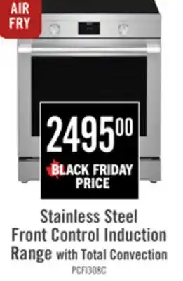 The Brick Frigidaire Professional 6.2 Cu. Ft. Induction Range With Total Convection and Easy-to-Clean Cooktop offer