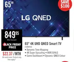 The Brick LG 65 QNED80 QNED 4K UHD Smart webOS TV (65QNED80AUA.ACC) - 2025 Model offer