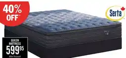 The Brick Serta Back Logic 1.1 Eurotop Medium Queen Mattress offer