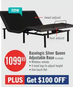 The Brick Baselogic Silver Queen Adjustable Base offer