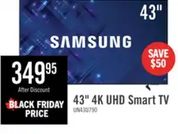 The Brick SAMSUNG 43 U7900F Crystal UHD 4K Smart Tizen OS TV (UN43U7900FFXZC) - 2025 Model offer
