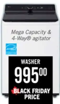 The Brick LG 6.1 Cu. Ft. Smart Top-Load High-Efficiency Washer - White - WT8405CW offer
