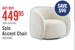 The Brick Solo 31.1 Sherpa Fabric Curved Accent Chair - Ice Cream offer