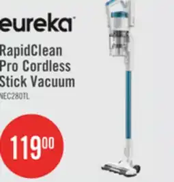 The Brick Eureka RapidClean Pro Cordless Stick Vacuum with LED Headlights - NEC280TLC offer