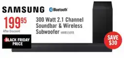 The Brick SAMSUNG B-Series 2.1 Channel Soundbar with Wireless Subwoofer (HW-B550F/ZC) offer