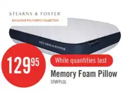 The Brick Stearns & Foster Memory Foam Pillow offer