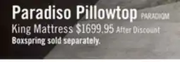 The Brick Sealy Posturepedic Luxury Crown Jewel Resort Paradiso Euro Pillowtop King Mattress offer