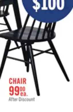 The Brick Astro Dining Chair with Curved Spindle-Back - Black offer