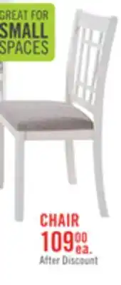 The Brick Dena Dining Chair with Linen-Look Fabric - Dove Grey offer