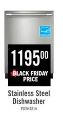 The Brick Frigidaire Professional 24'' 45 dBA Top Control Dishwasher - Stainless Steel - PDSH4816BF offer