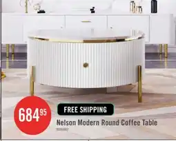 The Brick Nelson Modern Round Coffee Table offer