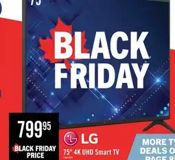 The Brick LG 75 UA7000 4K UHD Smart webOS TV (75UA7000PUB.ACC) 2025 Model offer