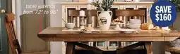 The Brick Cedar 6pc Dining Set with Table, Bench & 4 Chairs, Pine Wood, Trestle-Base, 72.07W - Brown offer