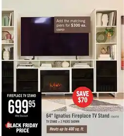 The Brick Ignatius 18.7 Pier with Storage & Cable Management - White offer