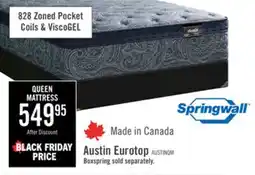 The Brick Springwall Austin Eurotop Medium Queen Mattress offer