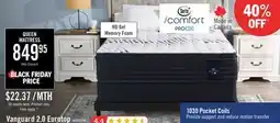 The Brick Serta iComfort Hybrid ProHD Vanguard 2.0 Eurotop Queen Mattress offer
