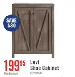 The Brick Levi 31 Shoe Storage Cabinet - Hazelnut offer
