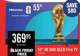 The Brick HISENSE 55 QD6QF QLED 4K UHD Smart Fire TV (55QD6QF) offer