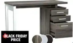 The Brick Oscar 47 Reversible Office Desk with Storage - Grey offer