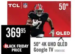 The Brick TCL 50 Q65 QLED 4K UHD Smart Google TV (50Q651G-CA) offer