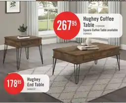 The Brick Hughey Rectangular Coffee Table With 2 Drawers, Rustic Oak offer