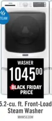 The Brick Maytag 5.2 Cu. Ft. Front-Load High-Efficiency Steam Washer - White - Stackable - MHW5630HW offer